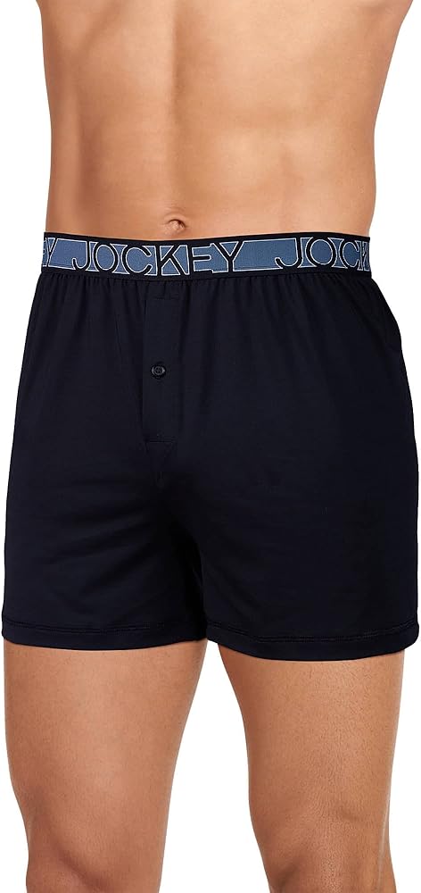 Jockey Men's Underwear Active Microfiber 4.5" Boxer