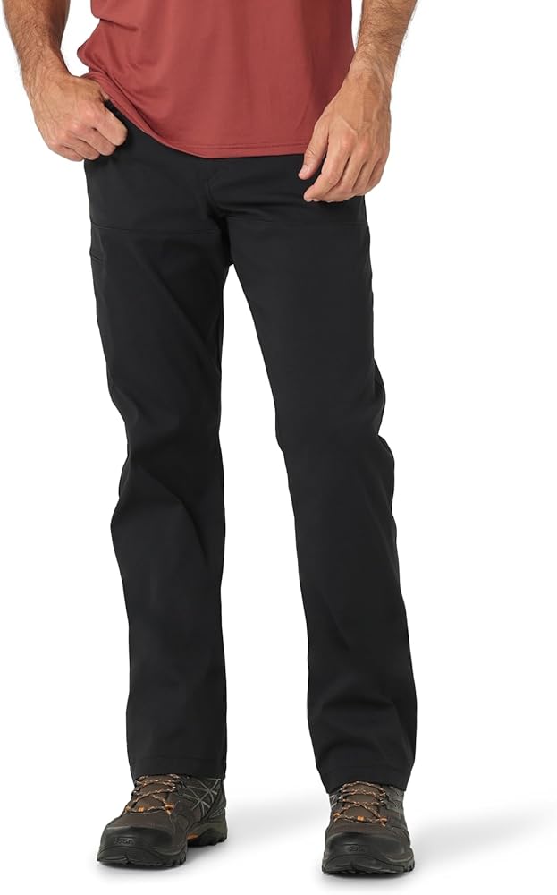 ATG by Wrangler Men's Synthetic Utility Pant, Caviar, 42W x 34L