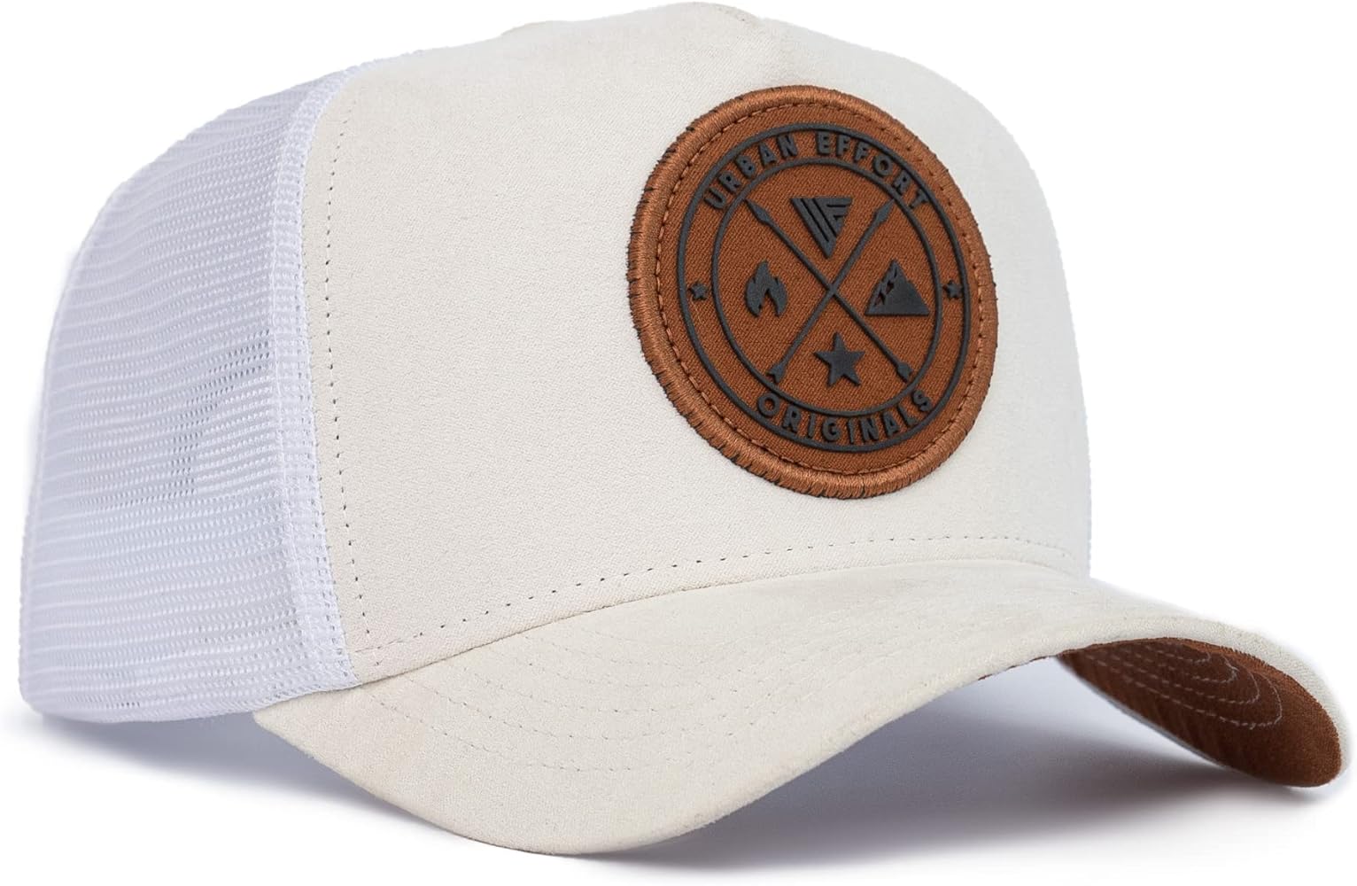 Urban Effort Mesh Back Cap - for Men and Women Baseball Hat 5-Panel Trucker Hat - Great Snapback Closure for Hunting & Hiking