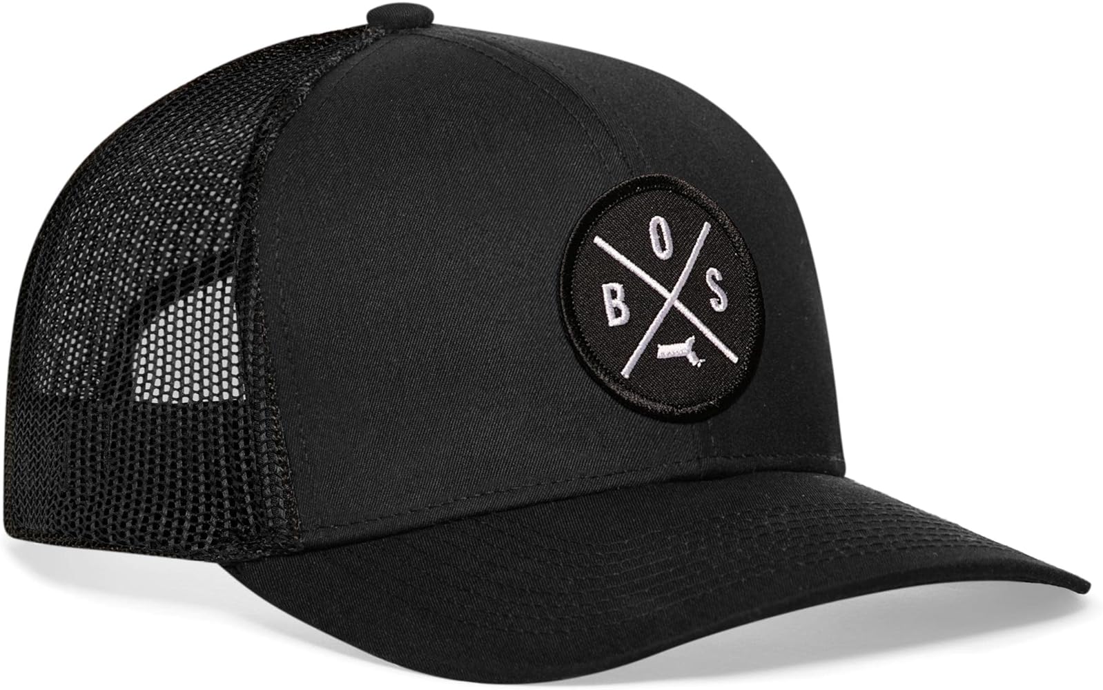 HAKA State City Trucker Hat for Men & Women, Adjustable Baseball Hat, Mesh Snapback, Sturdy Outdoor Black Golf Hat