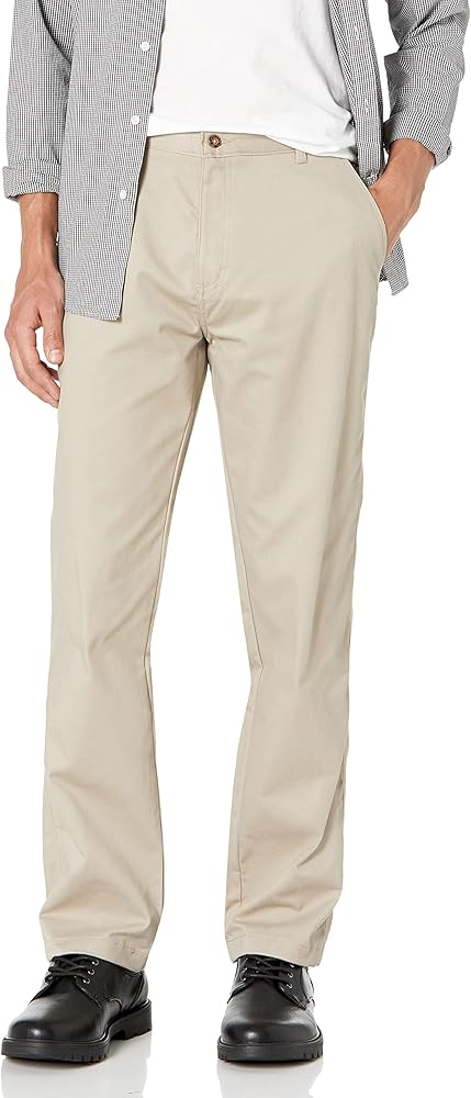 IZOD Men's Classic Fit Flat Front Twill Pant