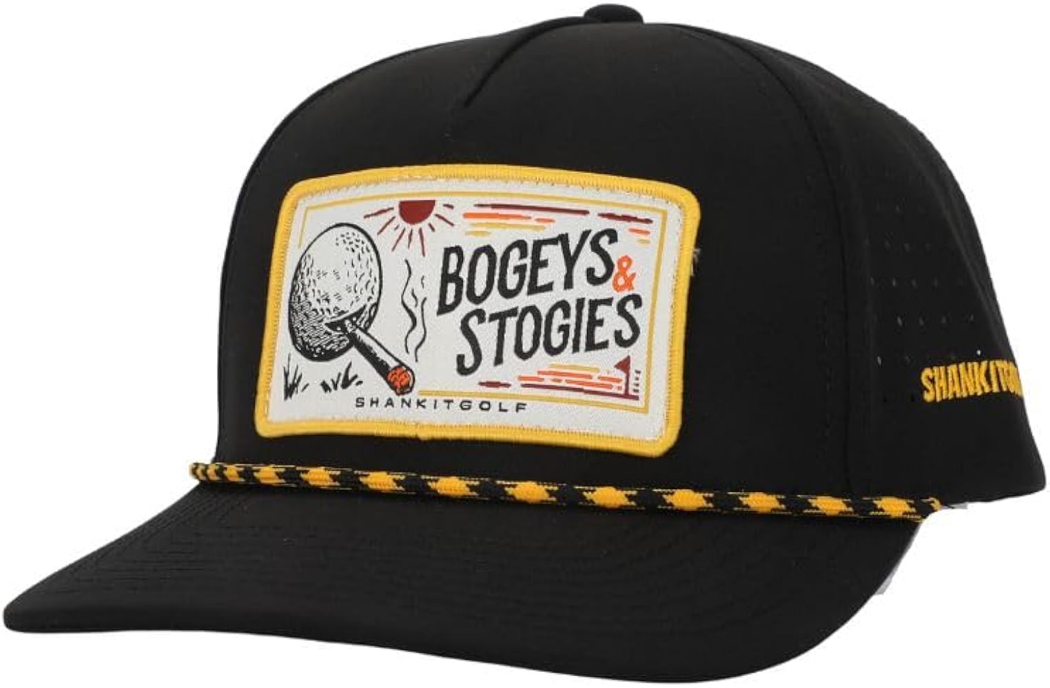 SHANKITGOLF Bogeys and Stogies Golf Hat Funny Golf Gift Adjustable Hat