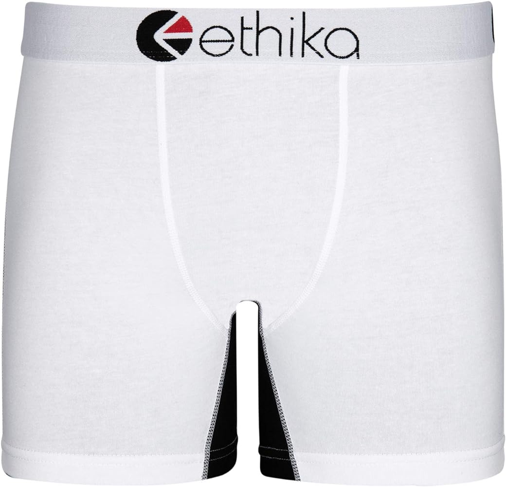 Ethika Mens MID Boxer Brief | *Solids* White OG