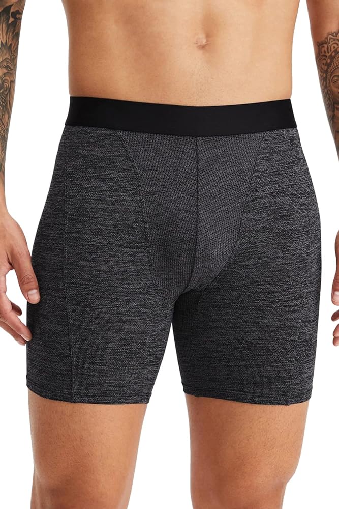 Fabletics Men's The Blueprint Boxer Brief, Comfortable, Soft, Breathable, Sweat Wicking, Anti-Chafe, Micro Mesh Jersey