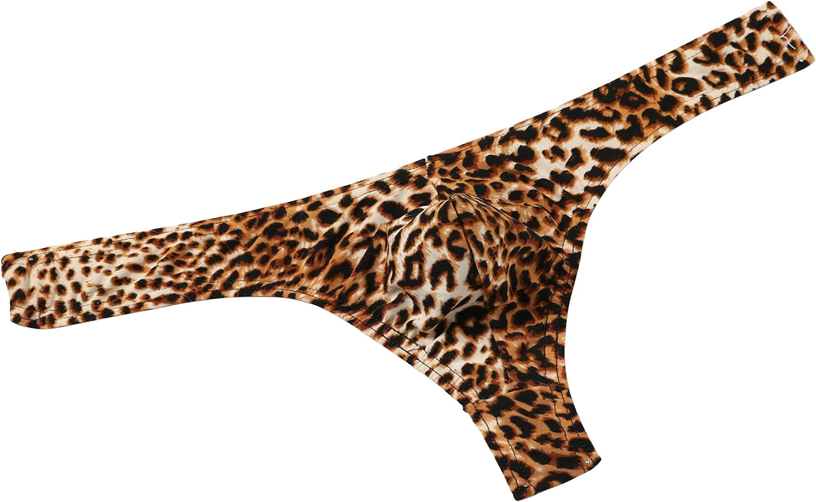 MuscleMate Hot Men's Leopard Print Thong G-String Underwear, Men's Leopard Print Thong Undie.