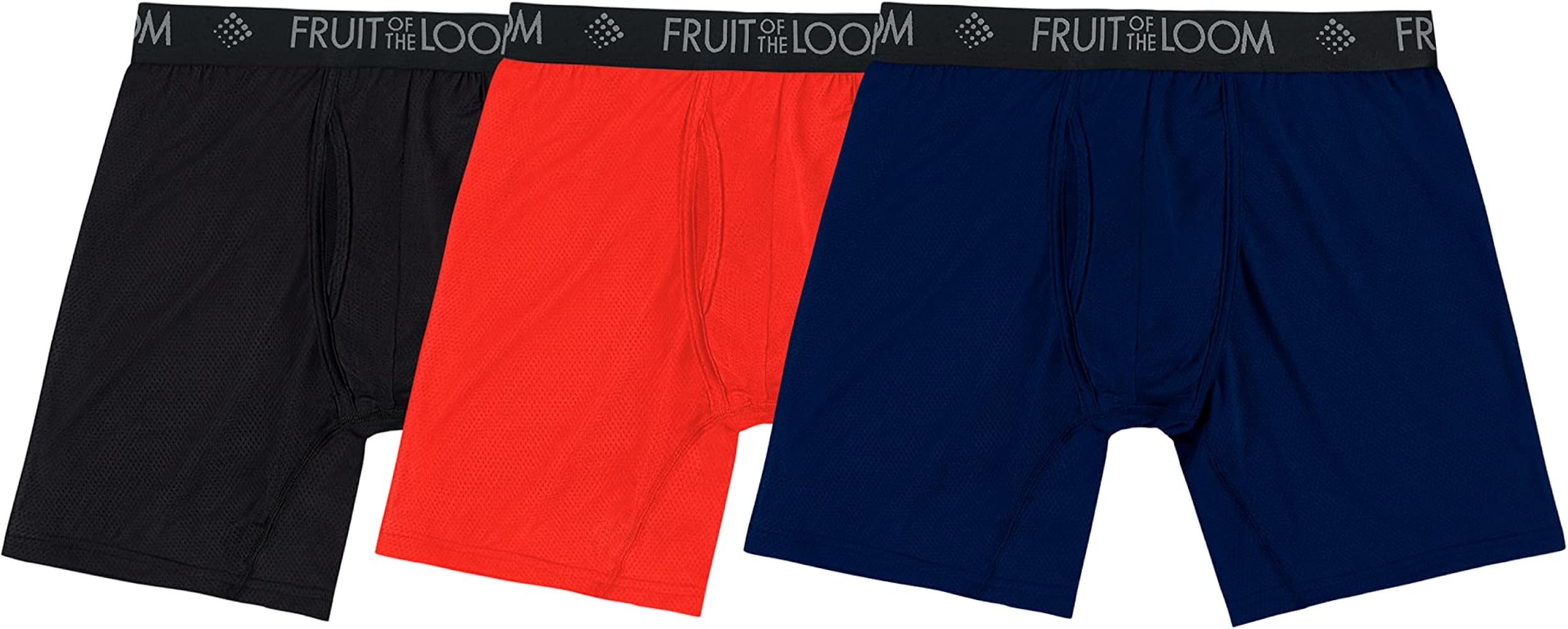 Fruit of the Loom Men's Micro Mesh Boxer Briefs