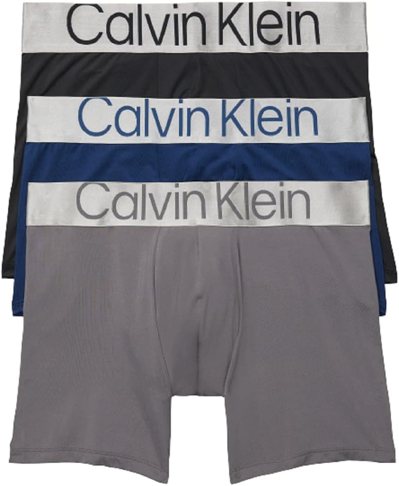 Calvin Klein mens Reconsidered Steel Micro 3-pack Boxer Brief