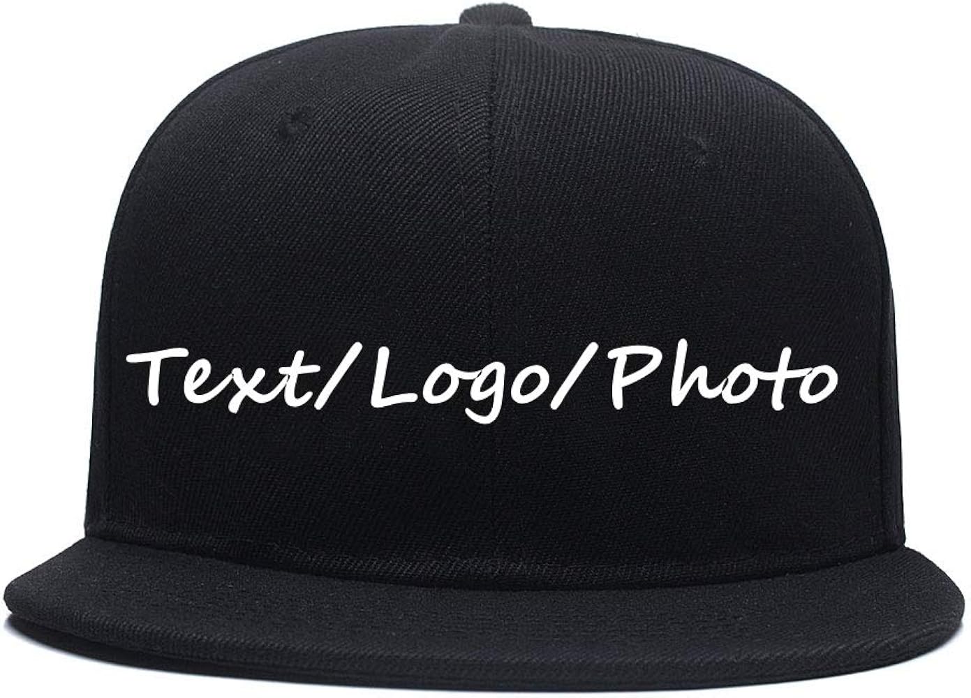 Men Women Hip Hop Plain Snapback Hats Personalized Flat Brim Outdoors Sun Visors Add Picture/Text/Logo Custom Baseball Caps