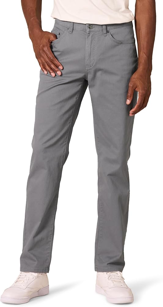 Amazon Essentials Men's Straight-Fit 5-Pocket Stretch Twill Pant