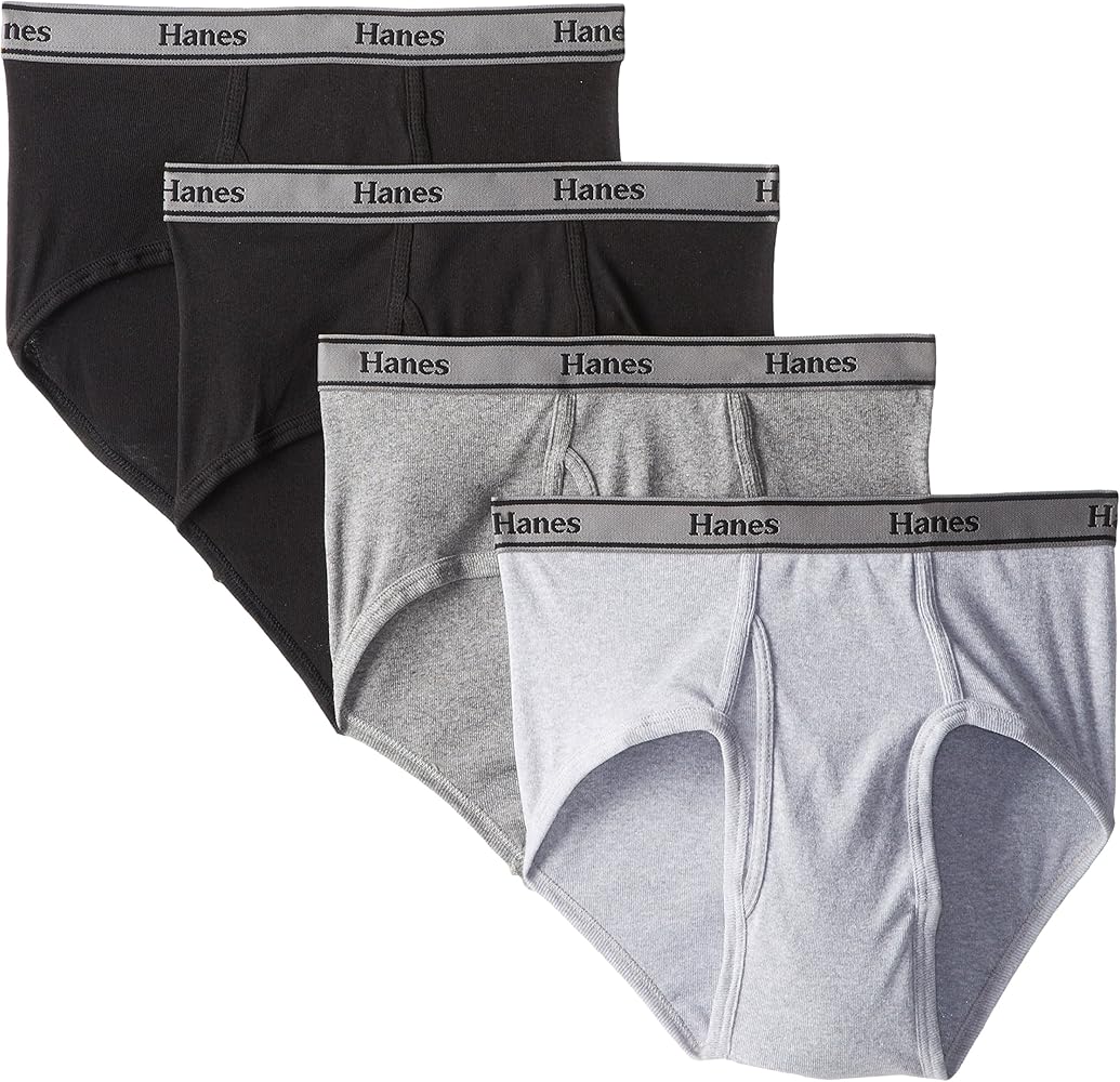 Hanes Ultimate Men's 4-Pack FreshIQ Tagless Cotton Brief