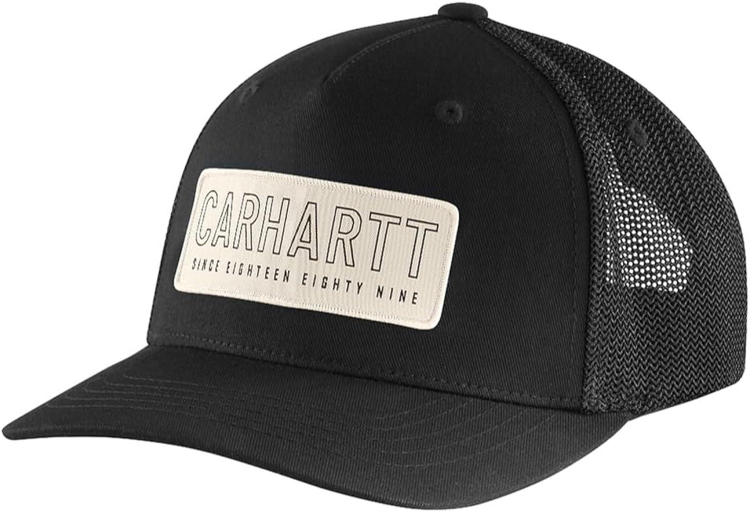 Carhartt Men's Rugged Flex Canvas Mesh-Back 1889 Patch Cap