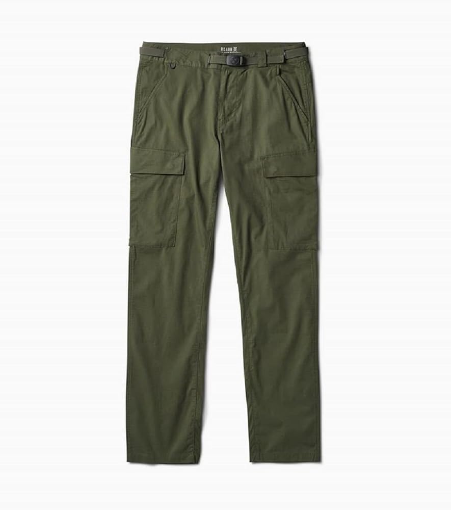 Roark Men's Campover Belted Stretch Cargo Pant