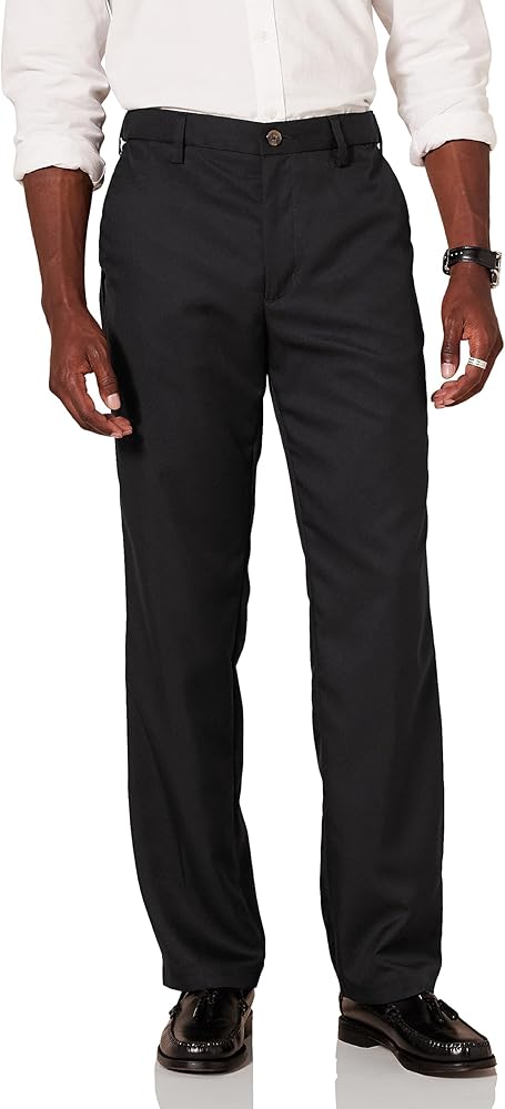 Amazon Essentials Men's Classic-Fit Expandable-Waist Flat-Front Dress Pant