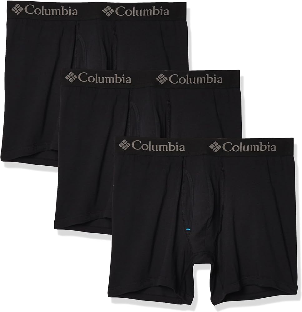 Columbia Men's Cotton Stretch 3 Pack Boxer Brief