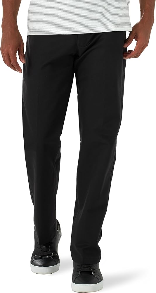 Lee Men's Total Freedom Stretch Relaxed Fit Flat Front Pant