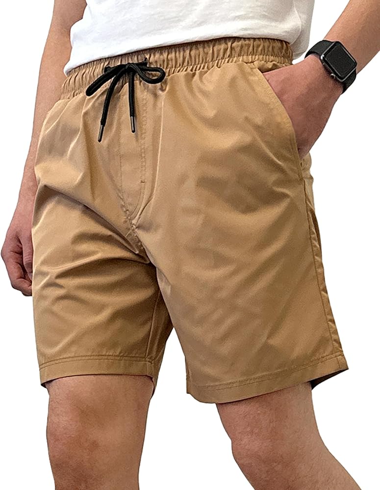 Southpole Men's Quick-Dry Water Resistant Nylon Shorts Inseam 7"