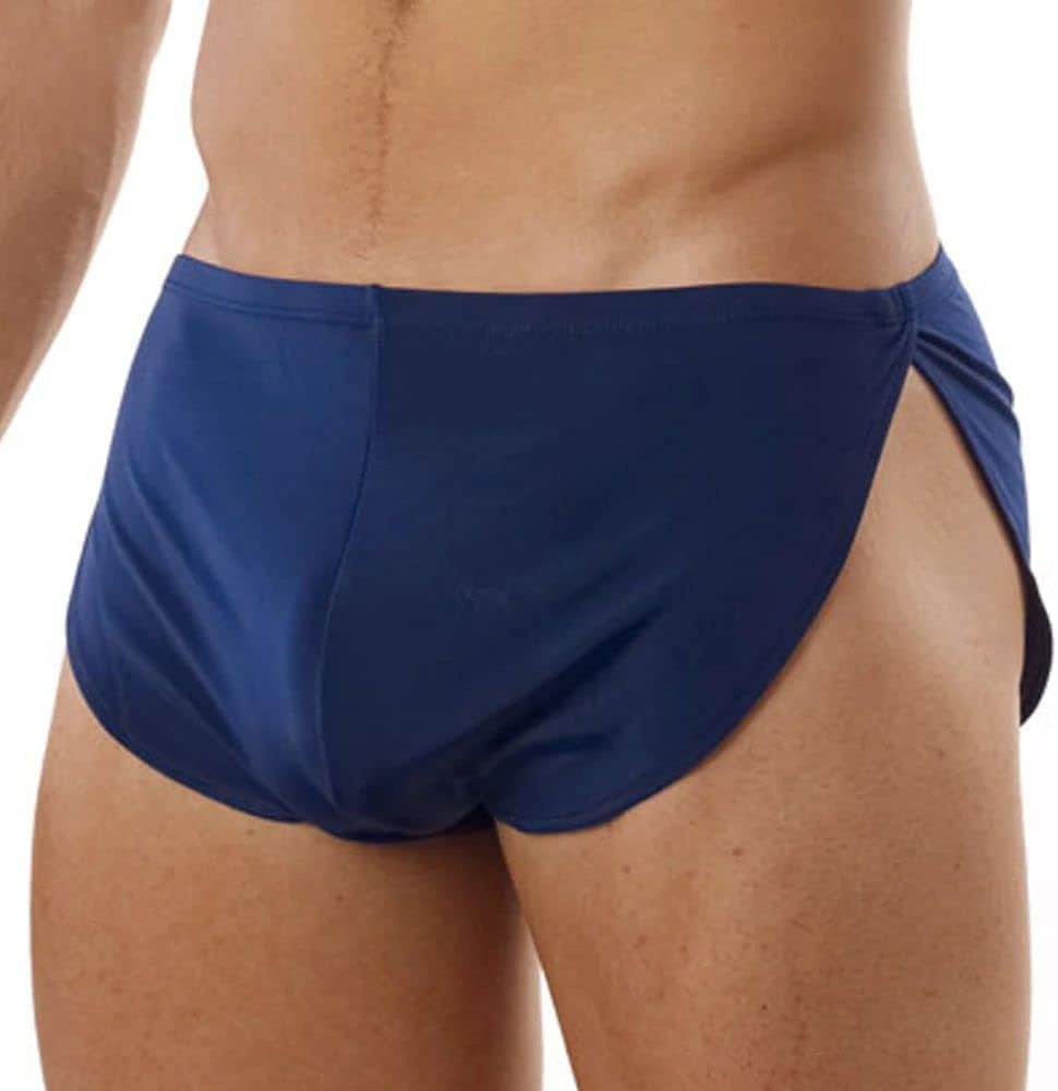 Mens Low Rise Split Shorts Exotic Short Lounge Boxers