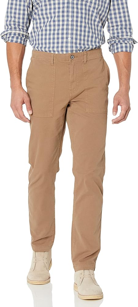 Goodthreads Men's Slim-Fit Porkchop Pocket Stretch Canvas Utility Pant