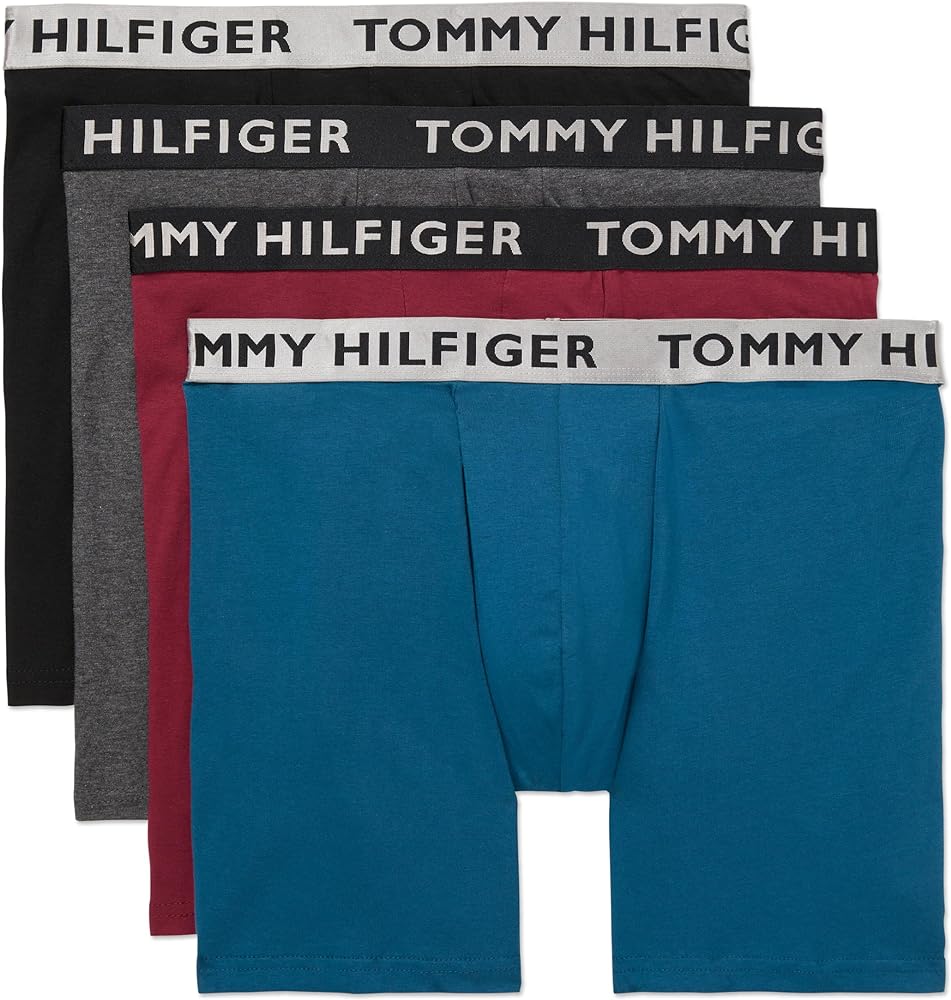 Tommy Hilfiger Men's Cotton Stretch 4-pack Boxer Brief