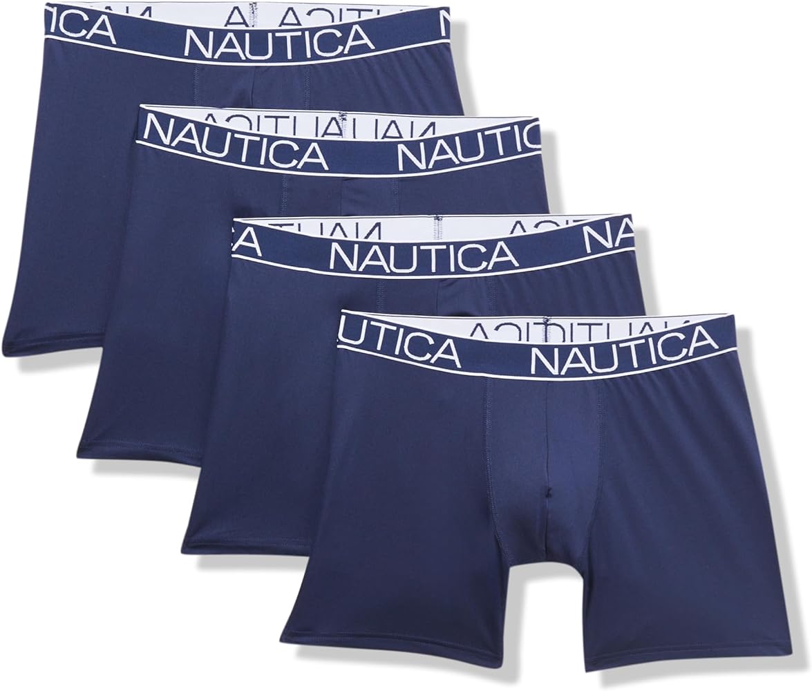 Nautica Men's 4-pack Brushed Micro Boxer Briefs