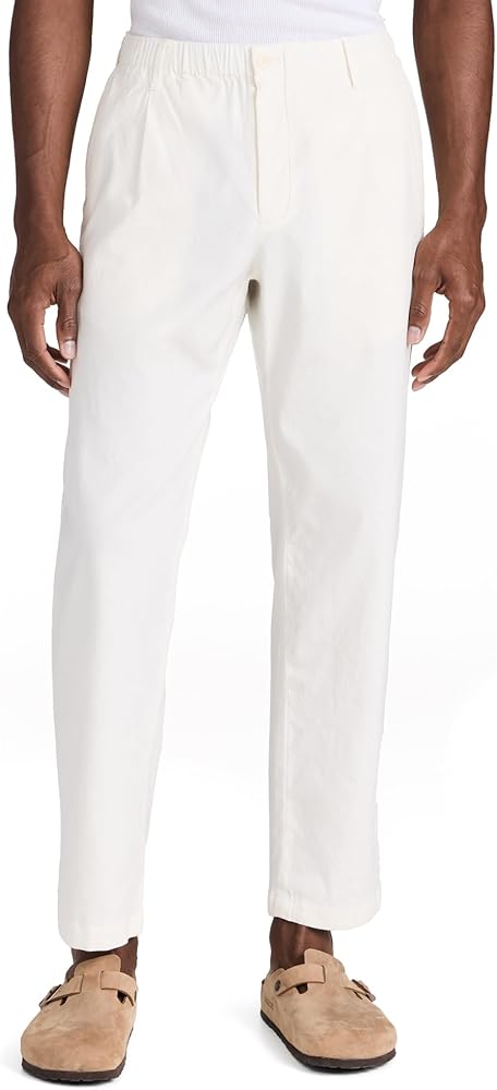 Club Monaco Men's Relaxed Tapered Linen Pants