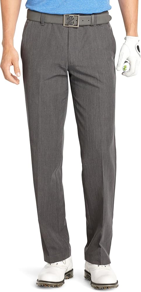 IZOD Men's Slim Fit Double Eagle Crosshatch Golf Pant