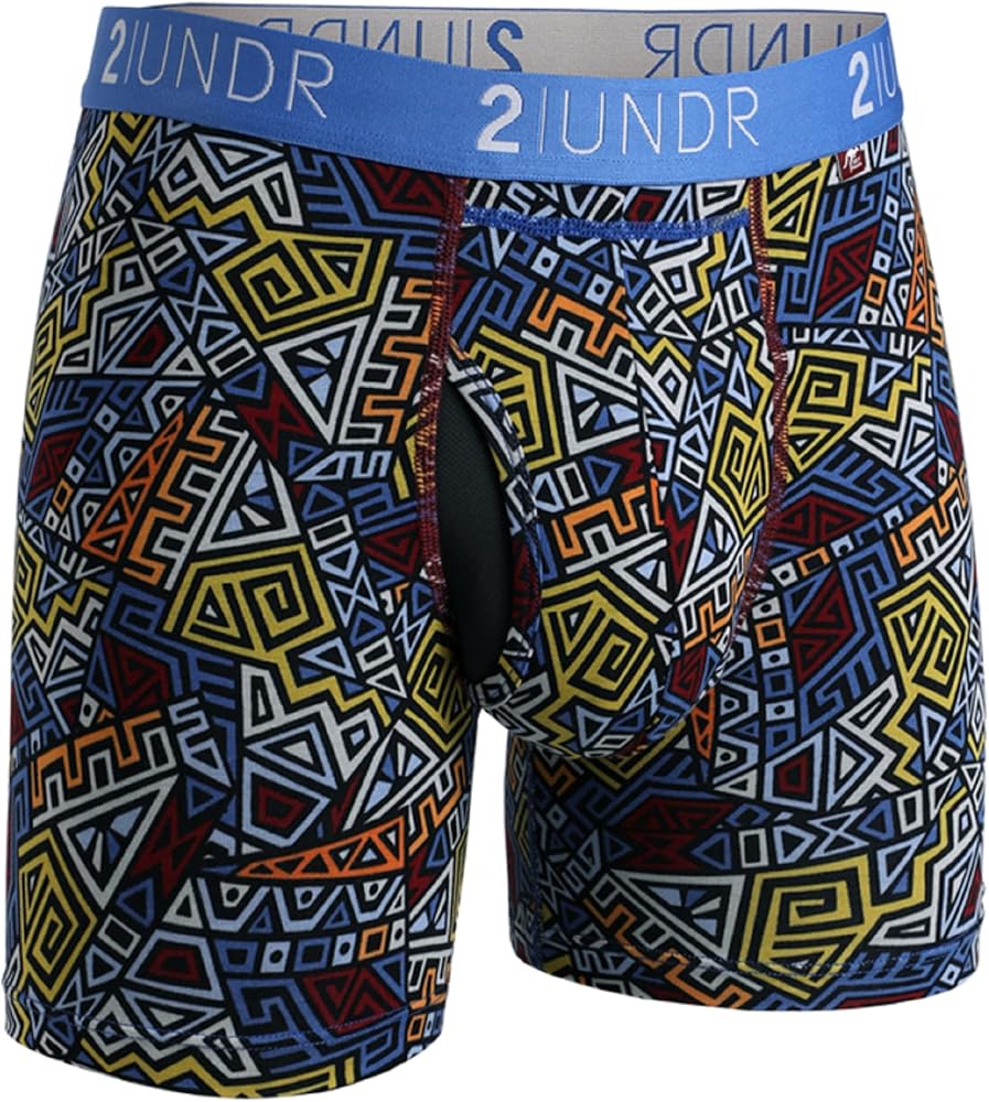 2UNDR Men's 6" Swing Shift Boxer Briefs