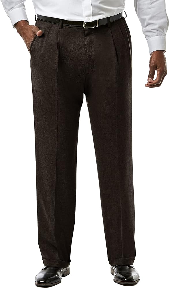 J.M. Haggar Men's Premium Classic & Straight Fit Suit Separate Pant-Reg. and Big & Tall Sizes