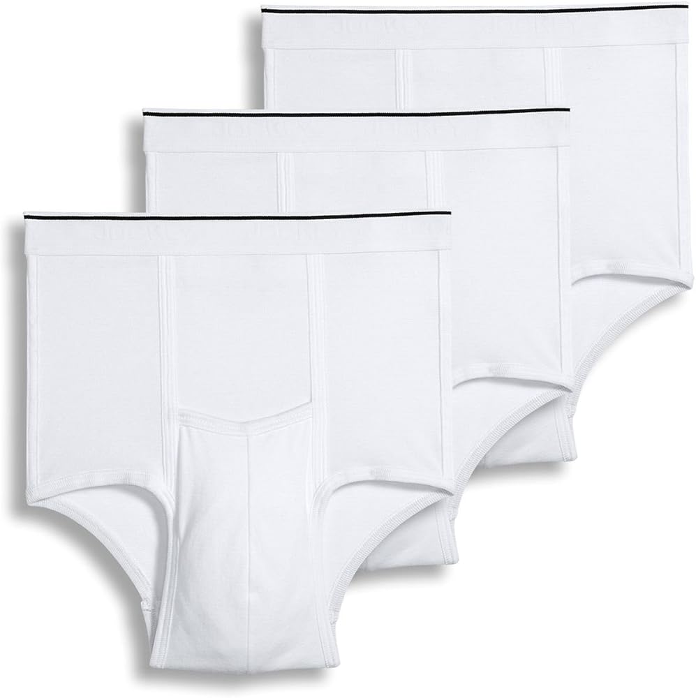 Jockey Men's Underwear Pouch Brief - 3 Pack