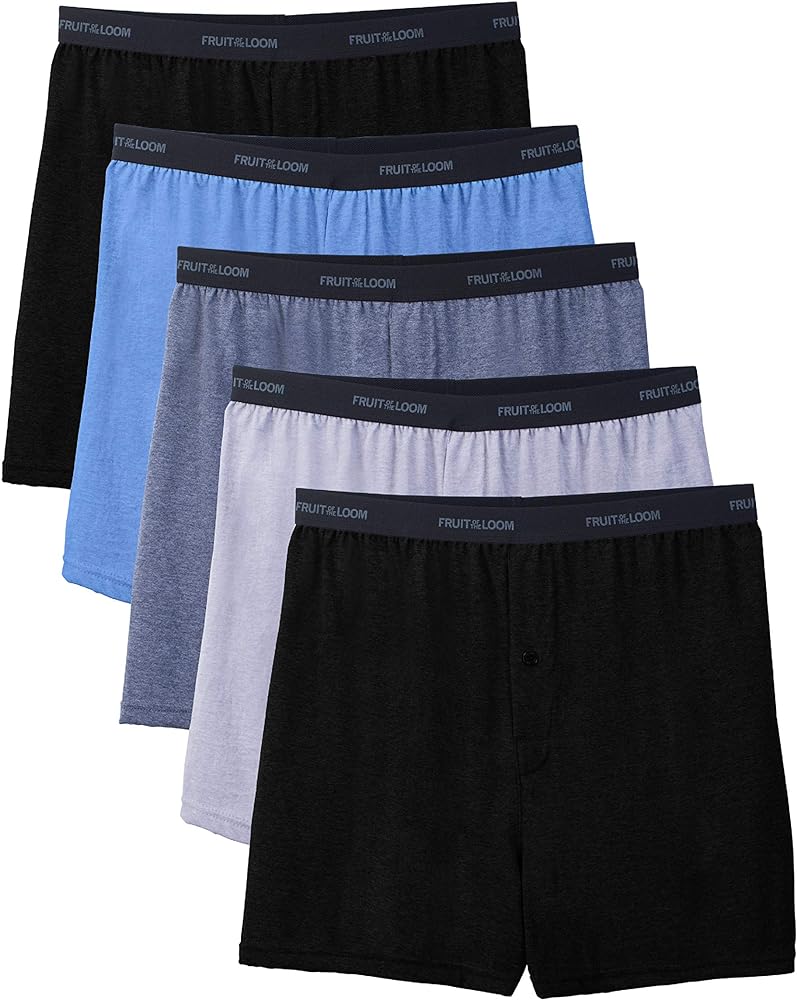 Fruit of the Loom Men's Knit Boxers