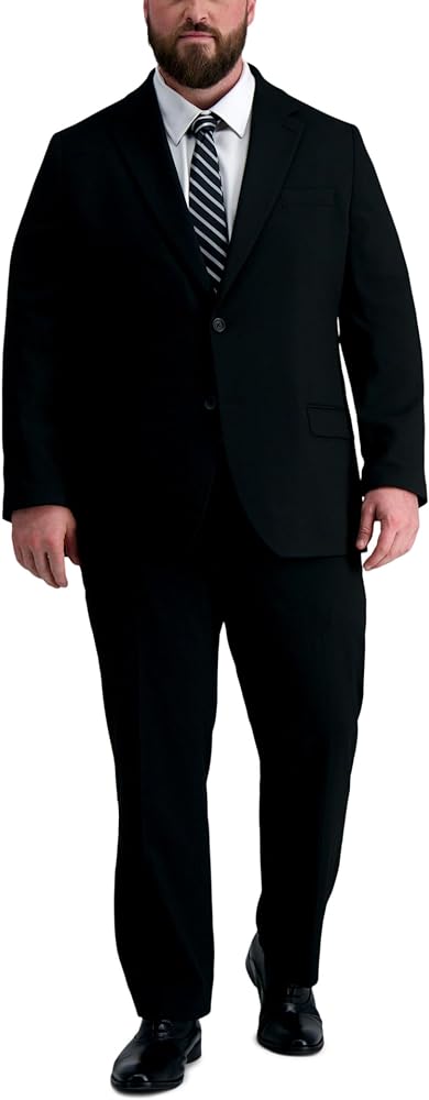 Haggar Men's Premium Tailored Fit Solid Suit Separates-Pants and Jackets (Regular and Big and Tall)