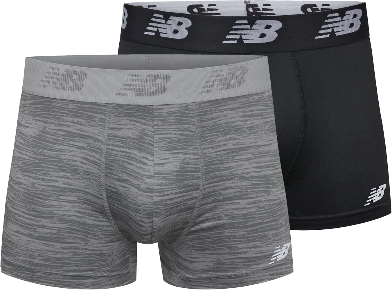 New Balance mens Premium Performance 3" Trunk Underwear (Pack of 2)