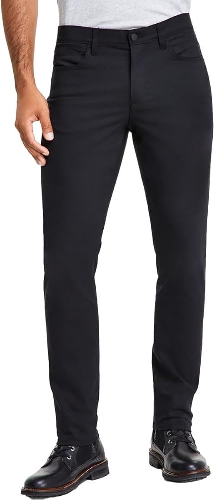 Calvin Klein Men's Move 365 Stretch Slim Fit Wrinkle Resistant Tech Woven Pant