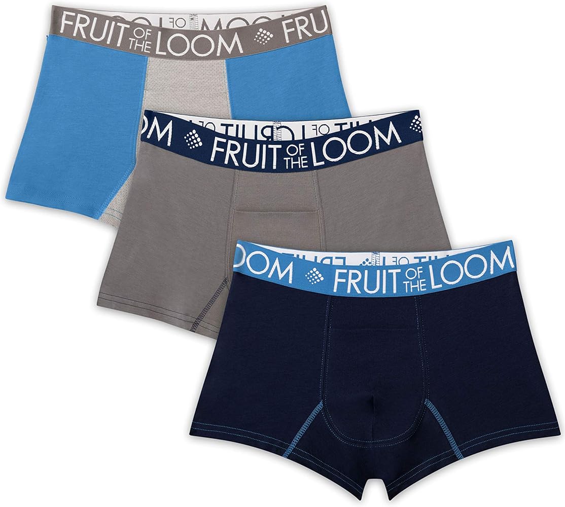 Fruit of the Loom Men's Trunks, Short Leg Boxer Briefs