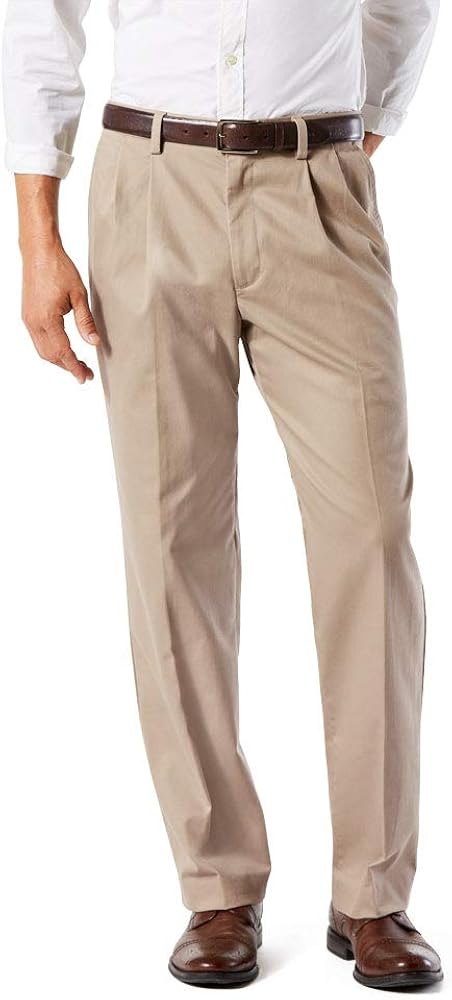 Dockers Men's Classic Fit Easy Khaki Pants - Pleated (Standard and Big & Tall)