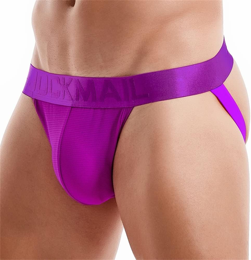 JOCKMAIL Mens Jockstrap Underwear Jock Straps Male Athletic Supporters for Men