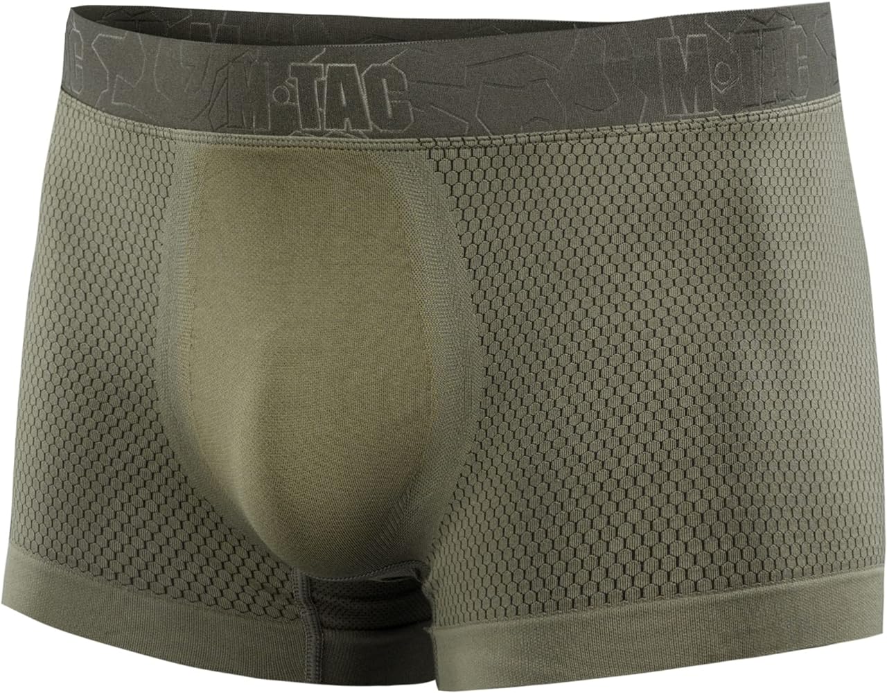 M-Tac Hexagon Tactical Underwear for Men - Boxer Briefs - Breathable Moisture Wicking Underpants