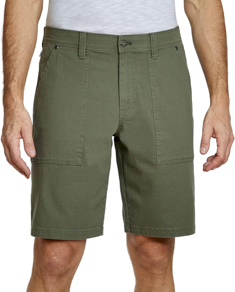 Weatherproof Mens Trail Short|Utility Shorts for Men| Deep Pocket with 10 Inch Inseam