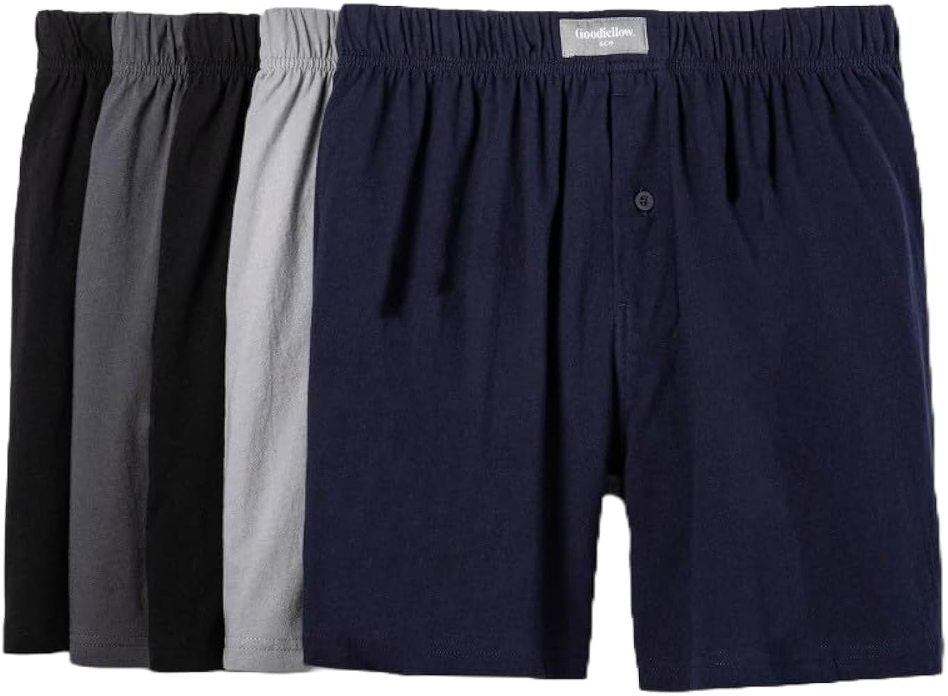 Goodfellow & Co Men's 5pk Knit Boxer Briefs -