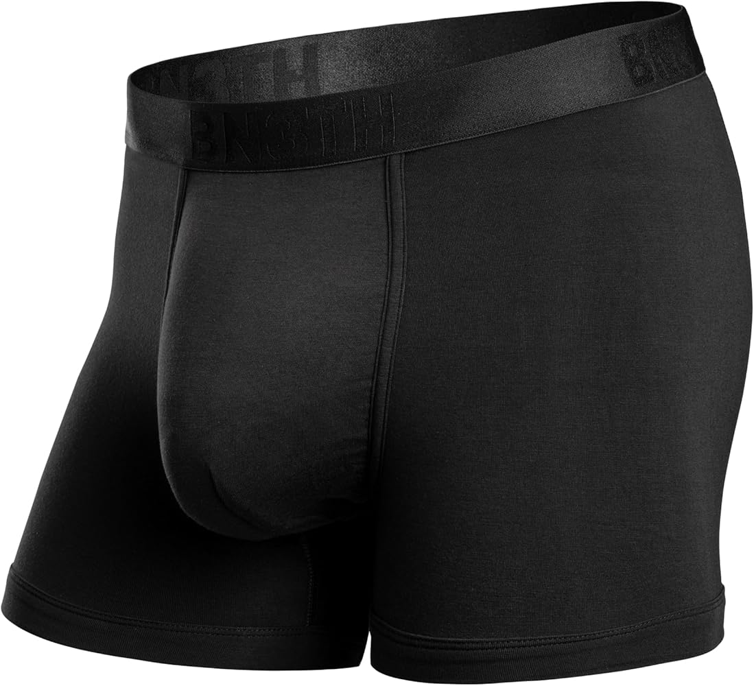 BN3TH Men's Classic Trunk Underwear with 3-D Pouch - Breathable, Anti-Chafing Athletic Design