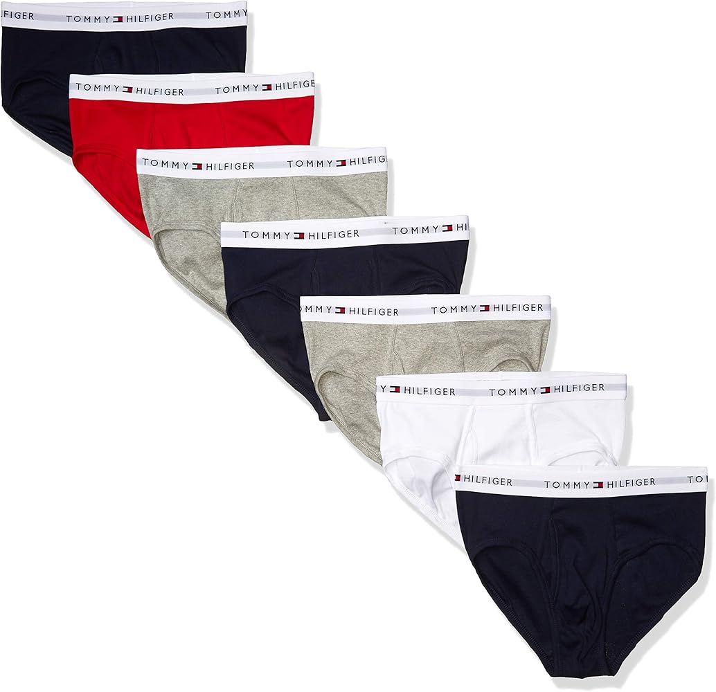 Tommy Hilfiger Men's Underwear Cotton Classics Megapack Brief - Amazon Exclusive