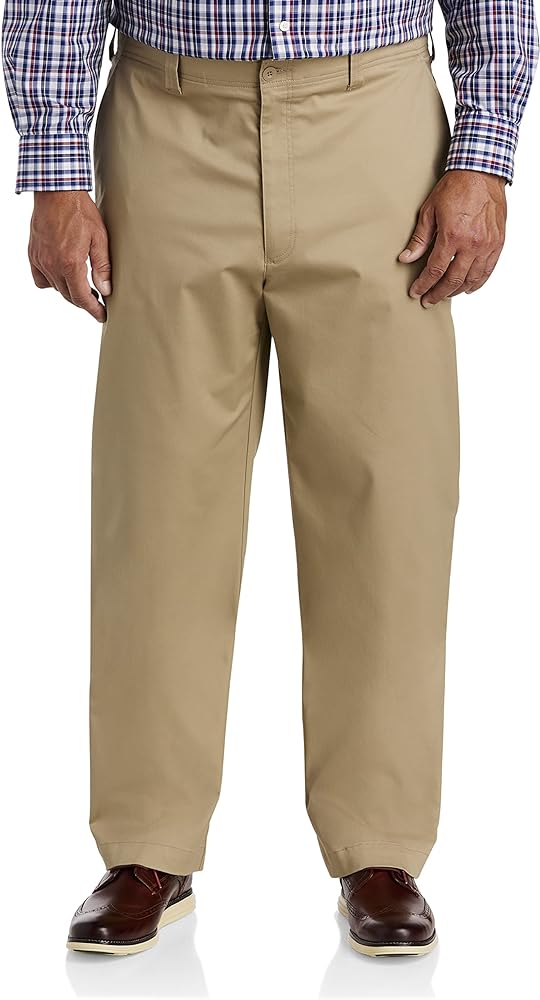 Oak Hill by DXL Men's Big and Tall Straight-Fit Tech Pants 42 x 34