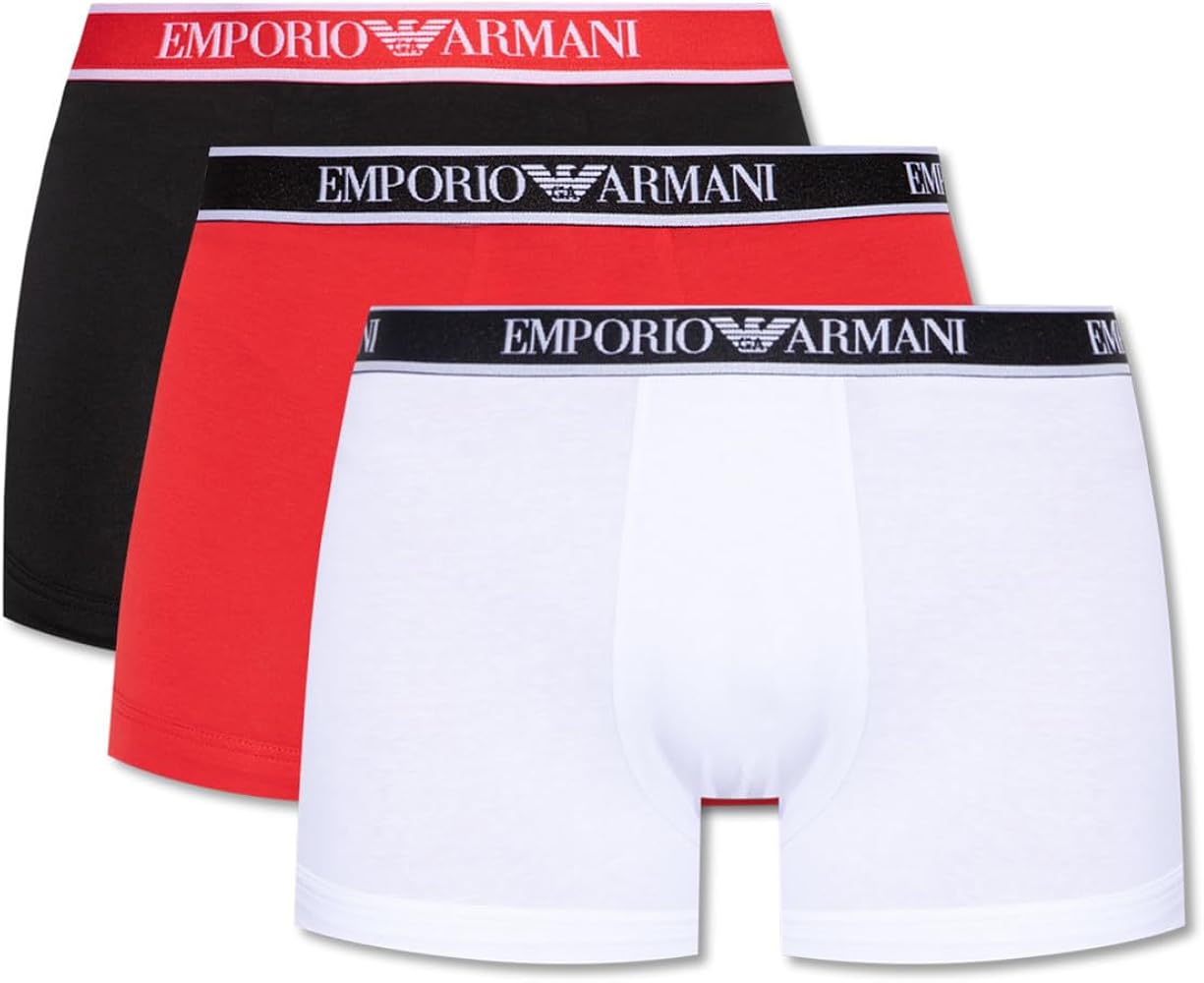 Emporio Armani Men's Core Logoband 3 Pack Trunk