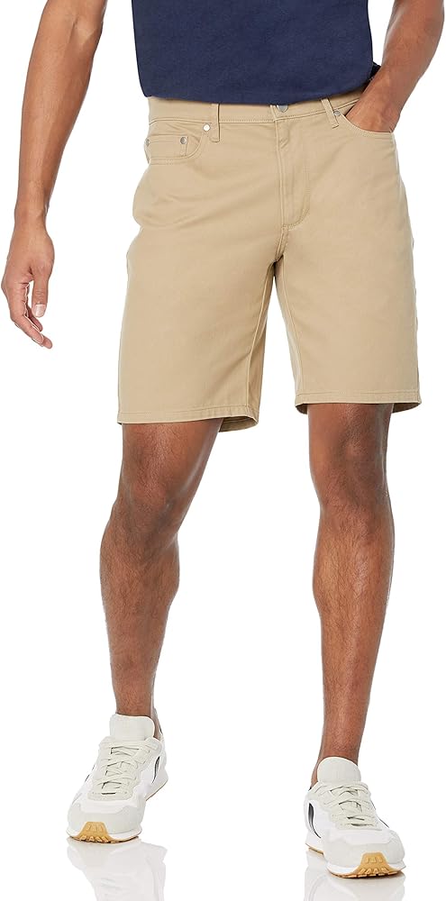 Amazon Essentials Men's Slim-Fit 9" Inseam Stretch 5-Pocket Short