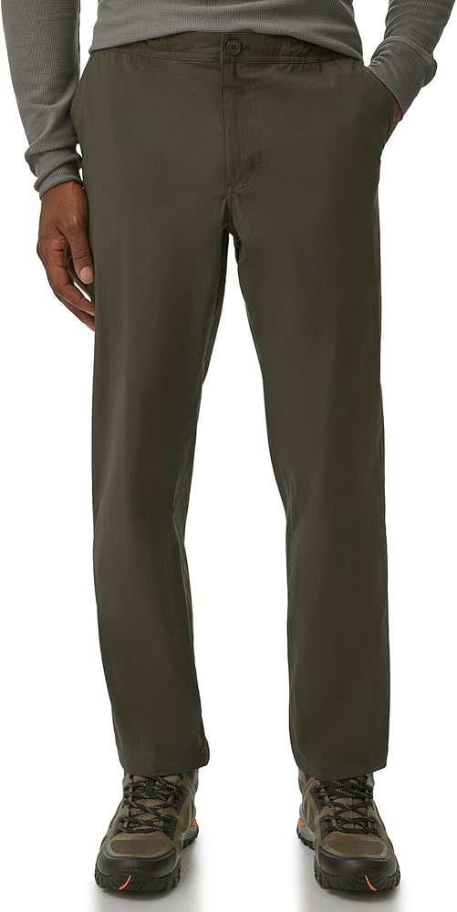 BASS OUTDOOR Men's Elastic Waist Woven Slacks