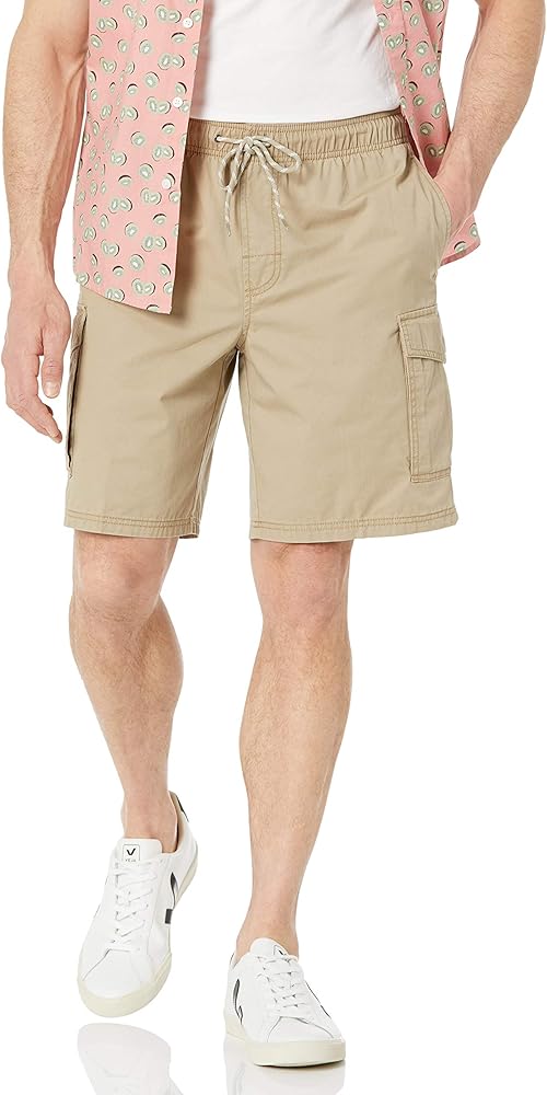 Amazon Essentials Men's 9" Elastic Waist Cargo Short