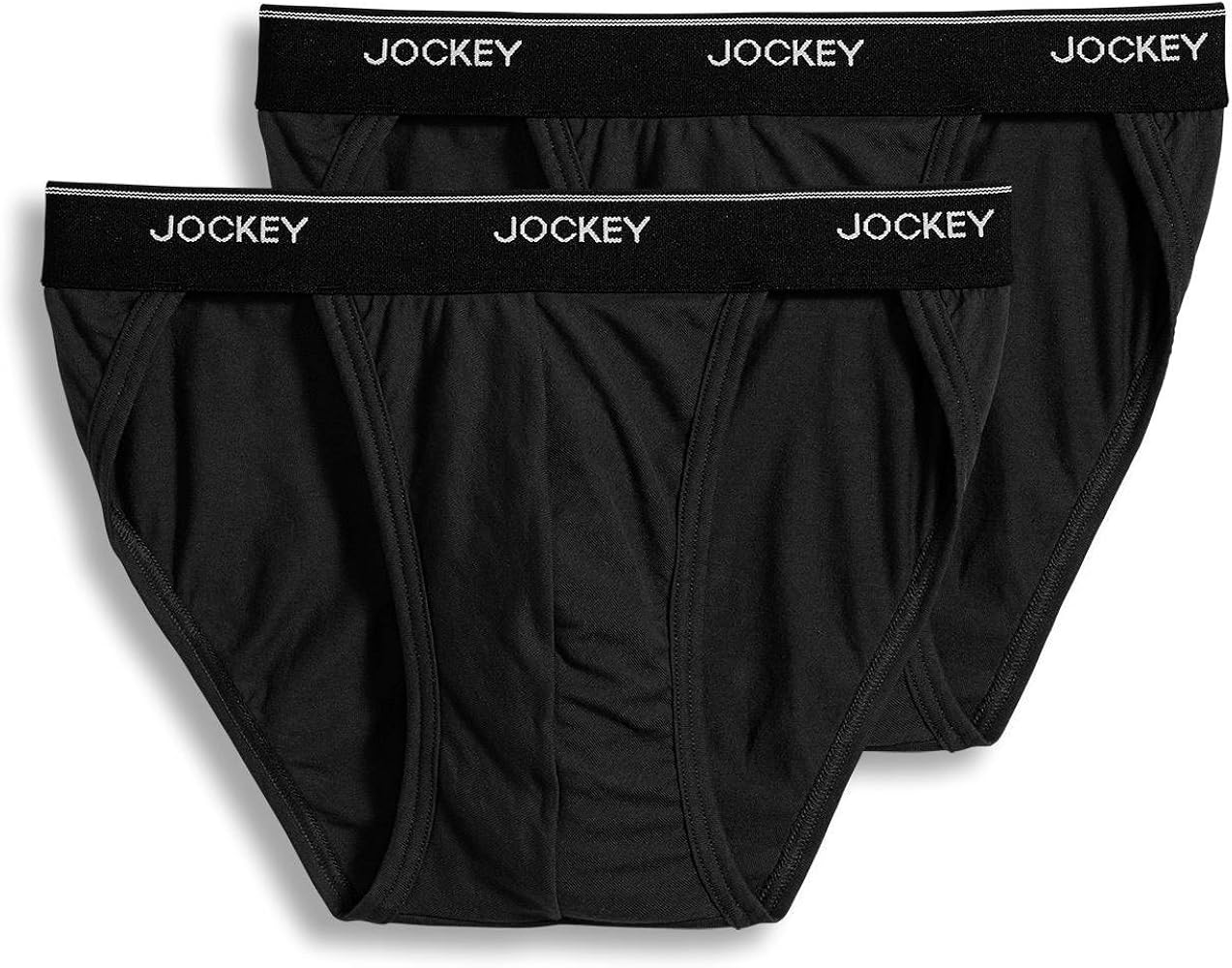 Jockey Men's Underwear Elance String Bikini - 2 Pack