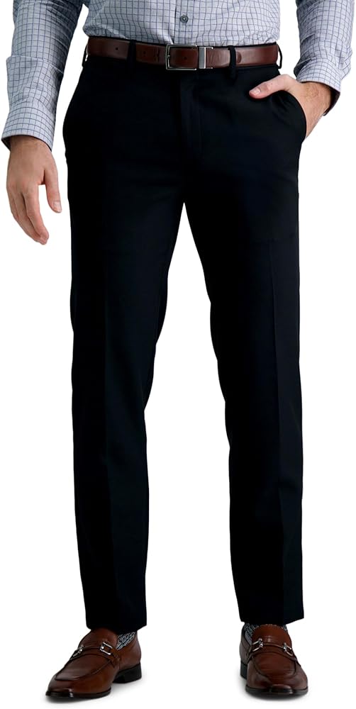 Louis Raphael Men's Slim Fit Stretch Premium Gabardine Dress Pant