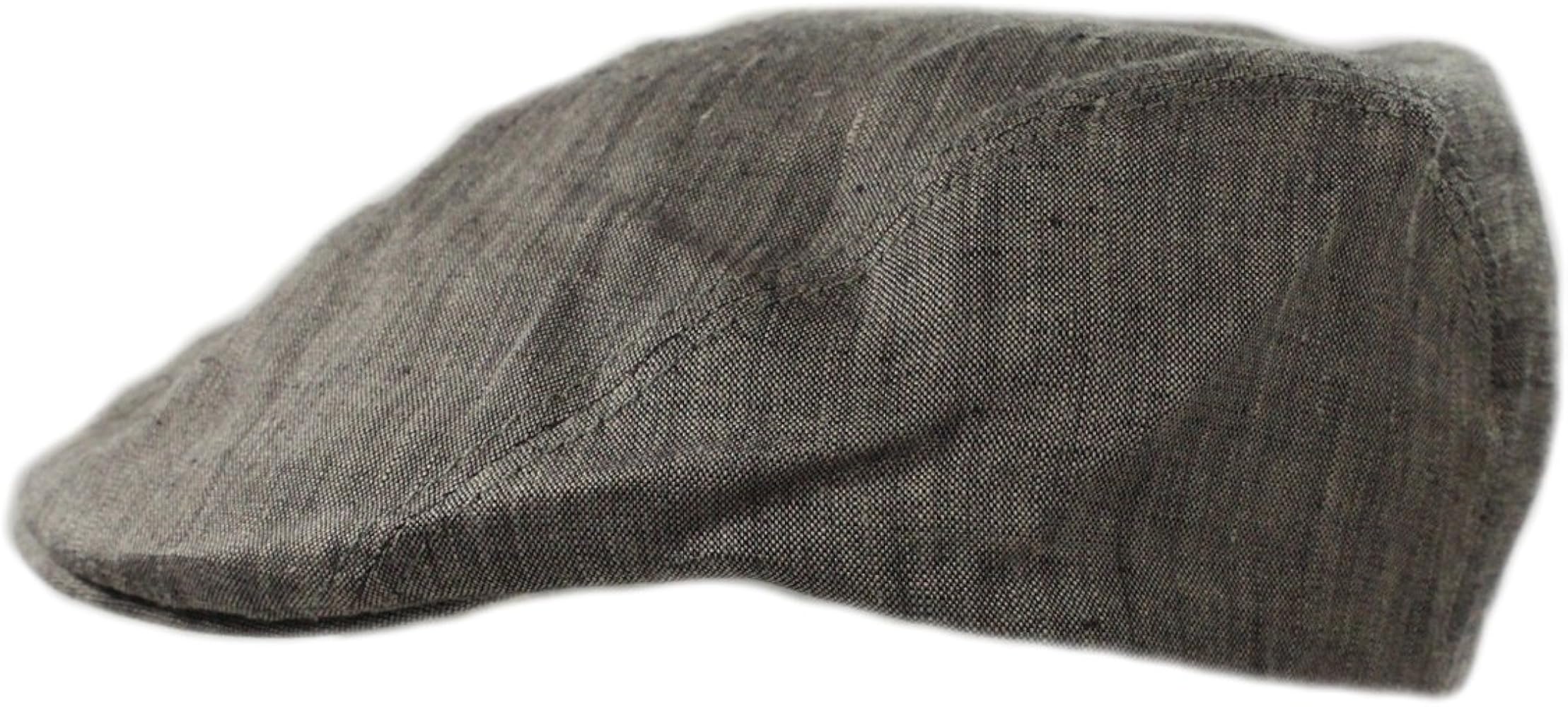 Irish Linen Newsboy Hat, Slim Fit Flat Cap for Men, Lightweight, Ivy, Scally, Gatsby, Cabbie Style, Imported from Ireland