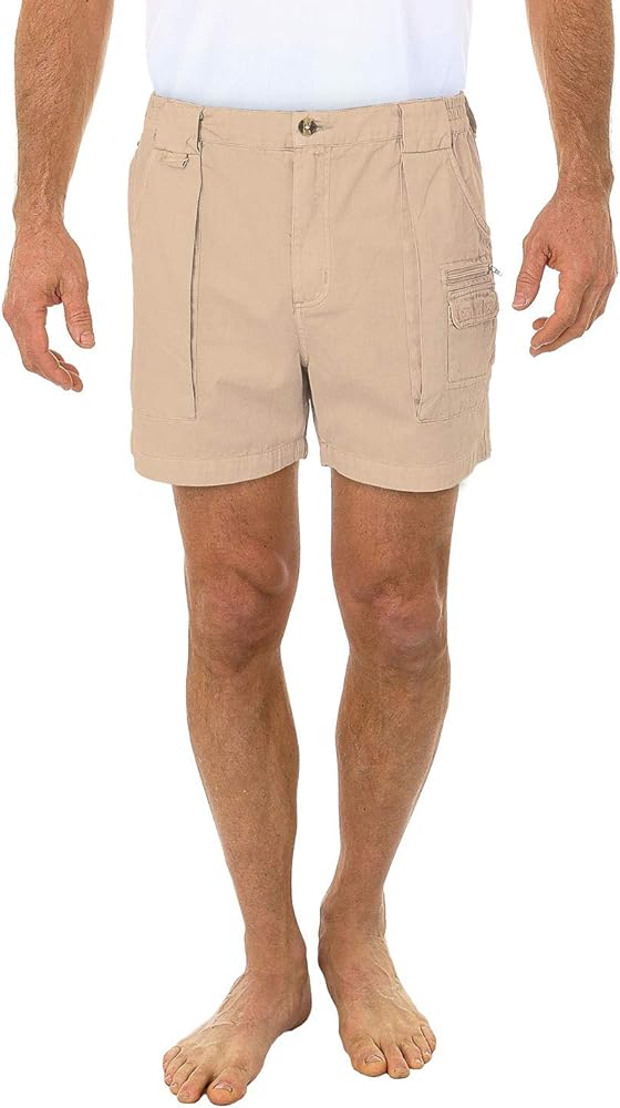 Men's Walking Hiker 100% Cotton Cargo Short, 4.5" Inseam